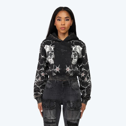 DESTIN CROPPED HOODIE