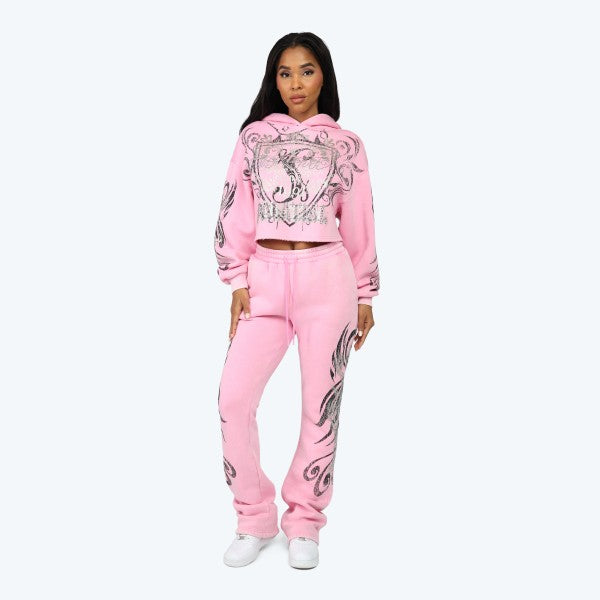 MonaLeo's Cargo Stacked Sweatpants