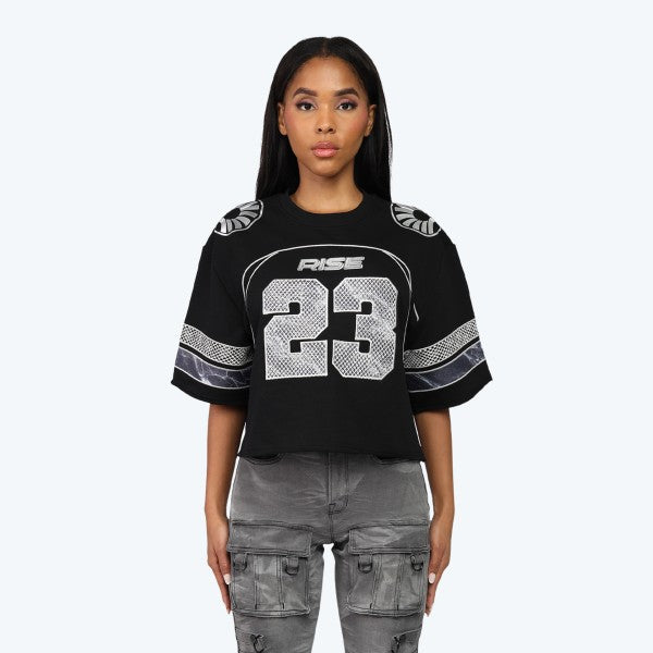 Rhinestone Oversized Jersey
