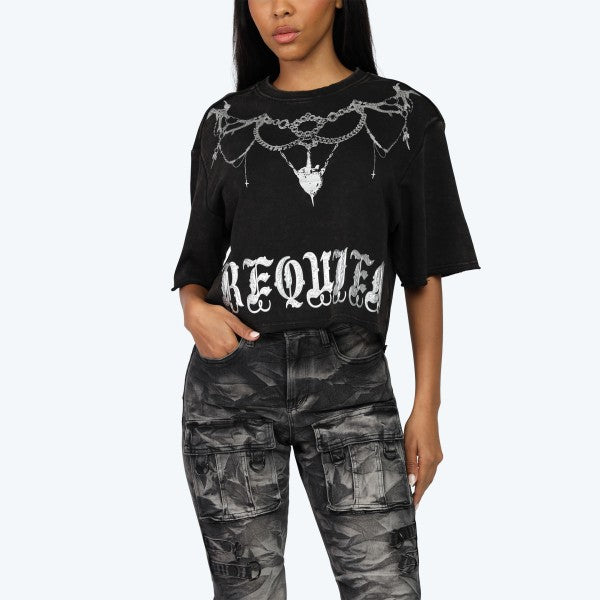 Revolt Cropped Tee