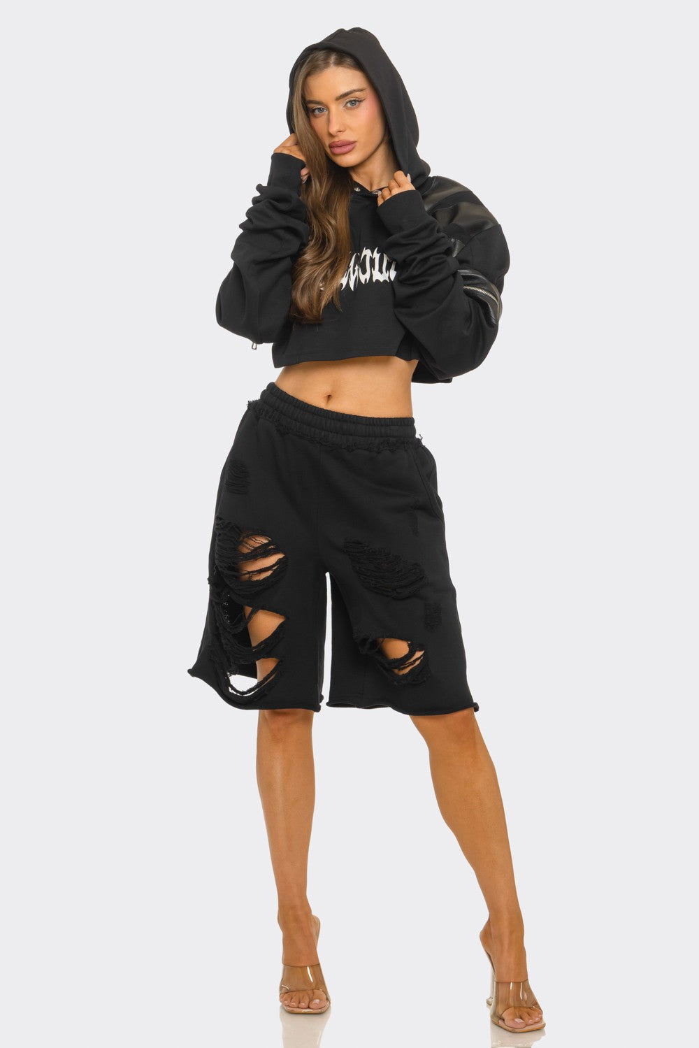 Fye Cropped Hoodie