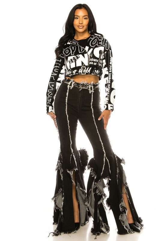 LEATHER JACKET GRAFFTI