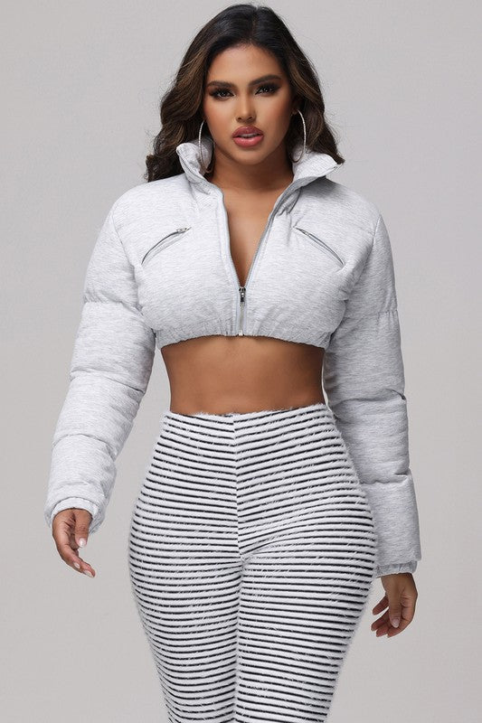 Tayla Cropped Puffer