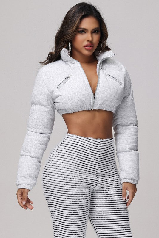 Tayla Cropped Puffer