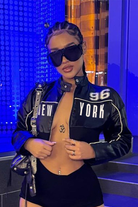 New York PU Half Jacket