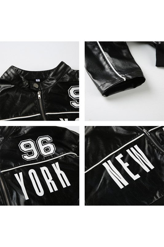 New York PU Half Jacket