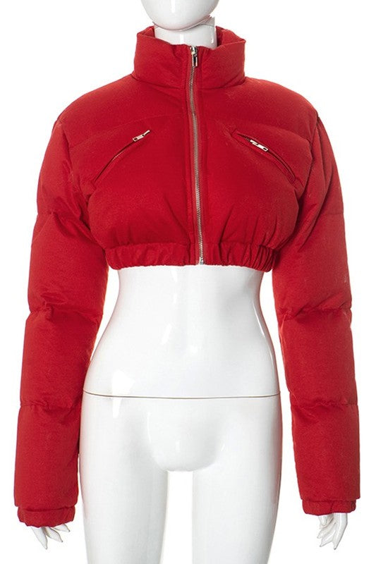 Tayla Cropped Puffer