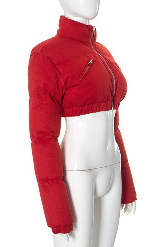 Tayla Cropped Puffer