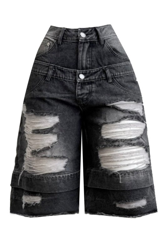 Double RIPPED Jorts