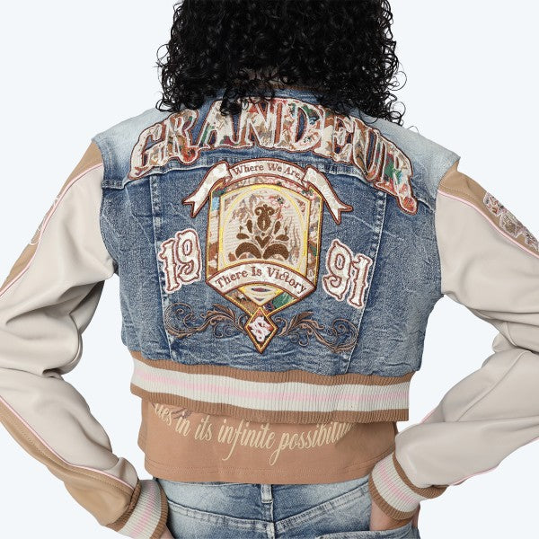 Tapestry Jean Jacket