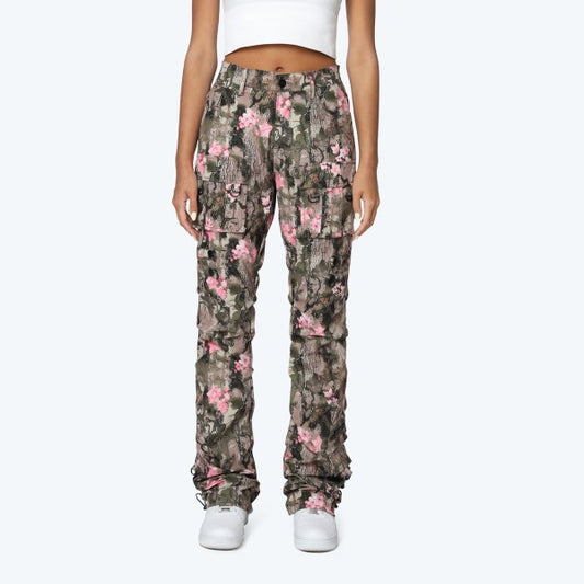 Pink Flower Camo Pants