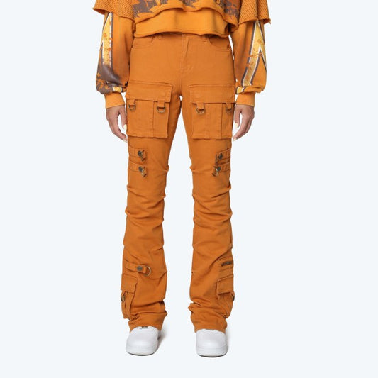 Golden Oak Stacked Pants