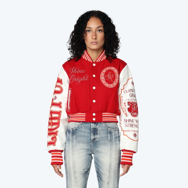 Rose Varsity Jacket