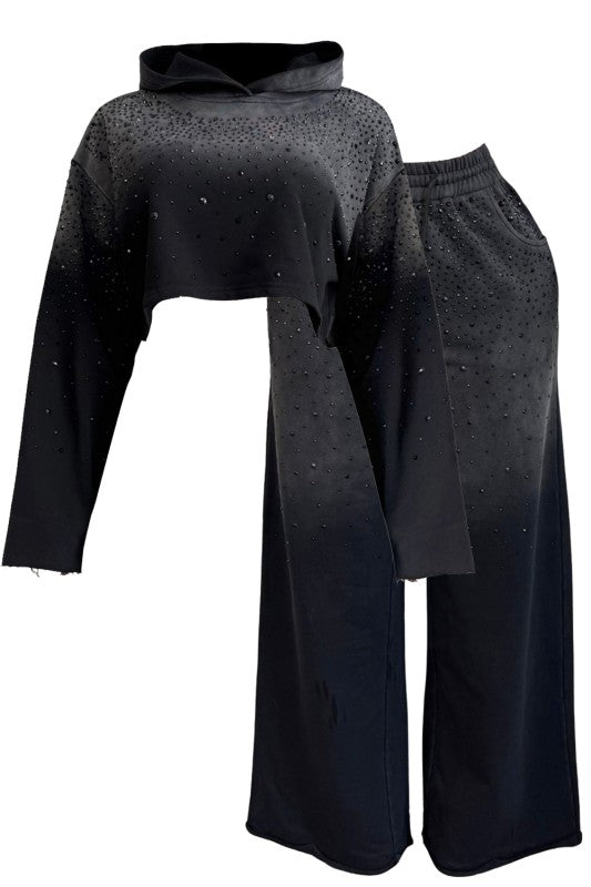 Sparkle Ombre Hoodie (TOP ONLY)