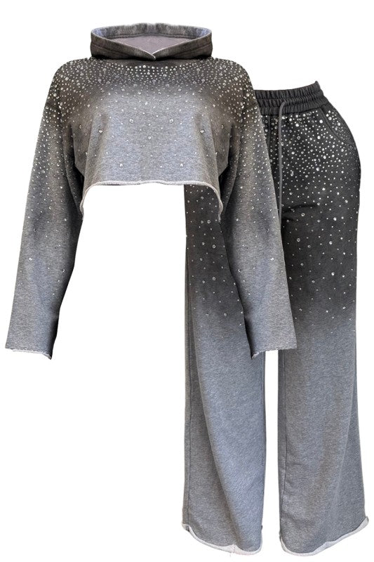 Sparkle Ombre Hoodie (TOP ONLY)