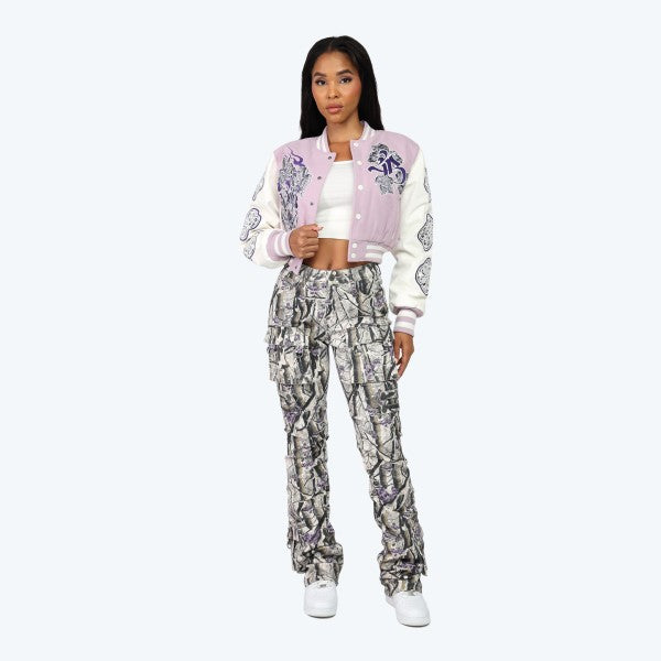 Royalty Tapestry Varsity Jacket