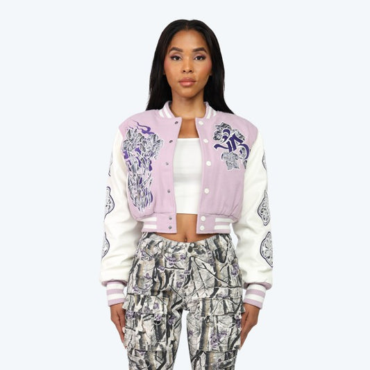Royalty Tapestry Varsity Jacket