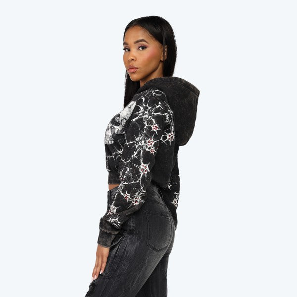 DESTIN CROPPED HOODIE