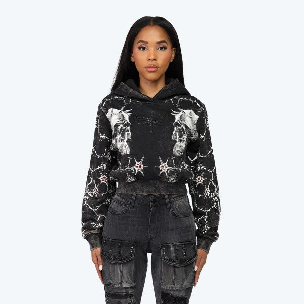 DESTIN CROPPED HOODIE