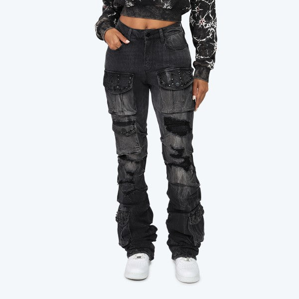 Wednesday Distressed Jeans