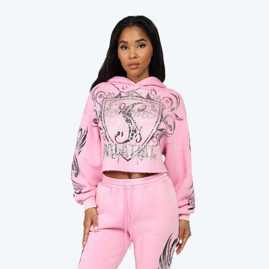 MonaLeo's Printed Hoodie