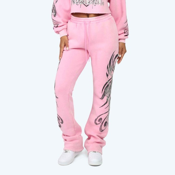 MonaLeo's Cargo Stacked Sweatpants