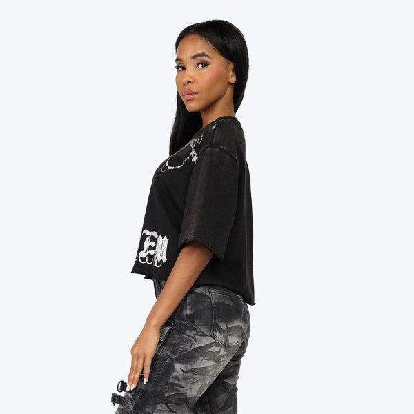 Revolt Cropped Tee