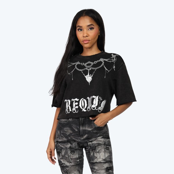 Revolt Cropped Tee