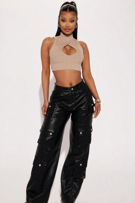 REVOLT Leather Cargos