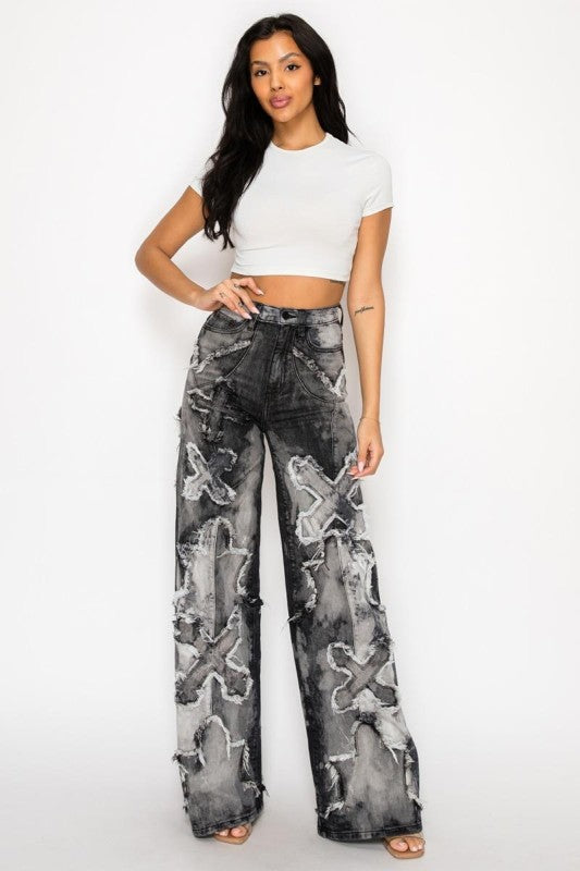 Cross Patch Jeans