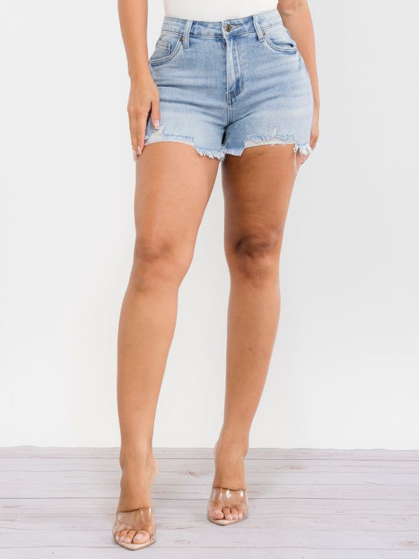 DENIM FITRIGHT SHORTS