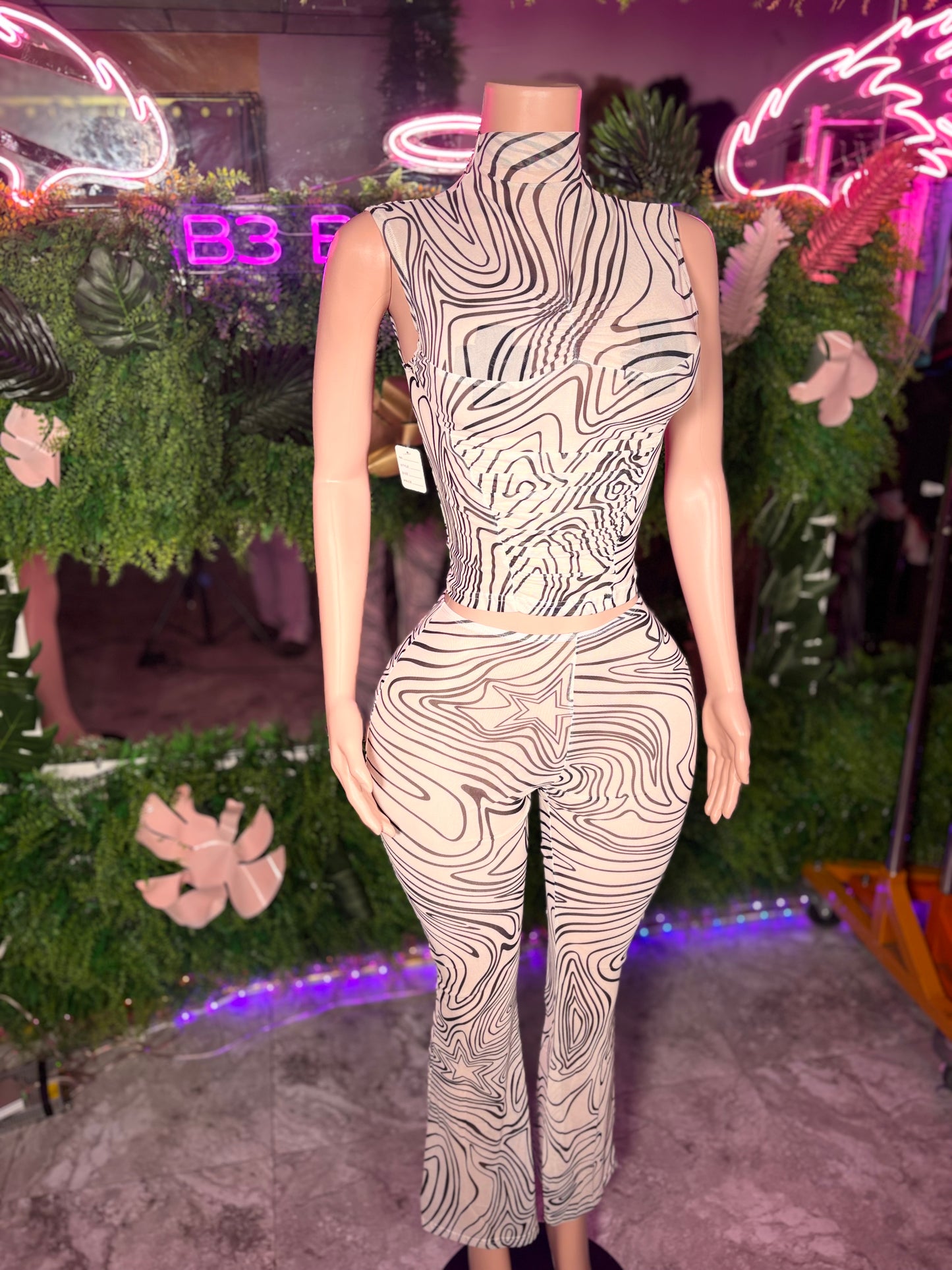 Striped Mesh Set