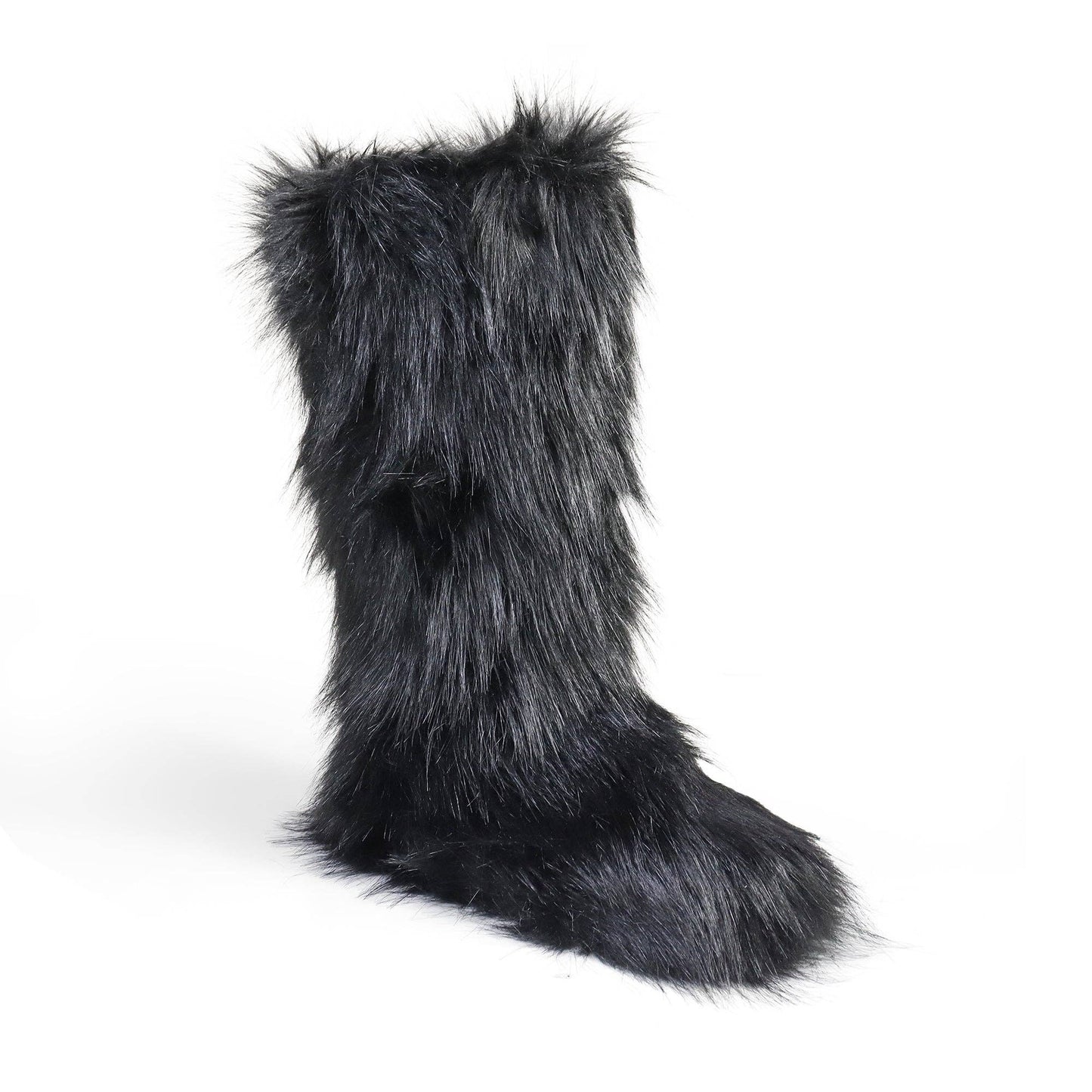 FURRY SNOW BOOT BLACK