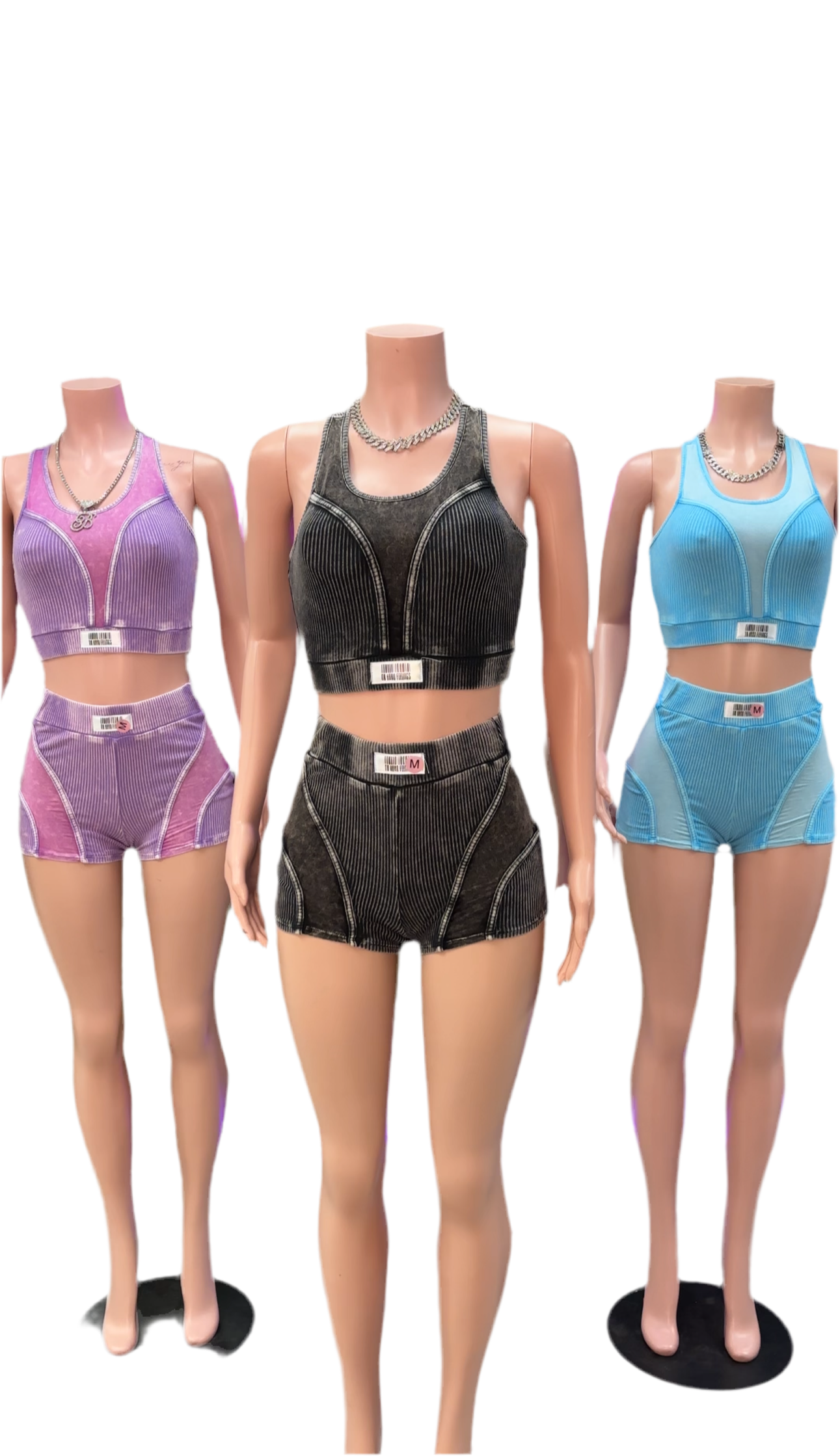 Two-Toned Mineral Short Set