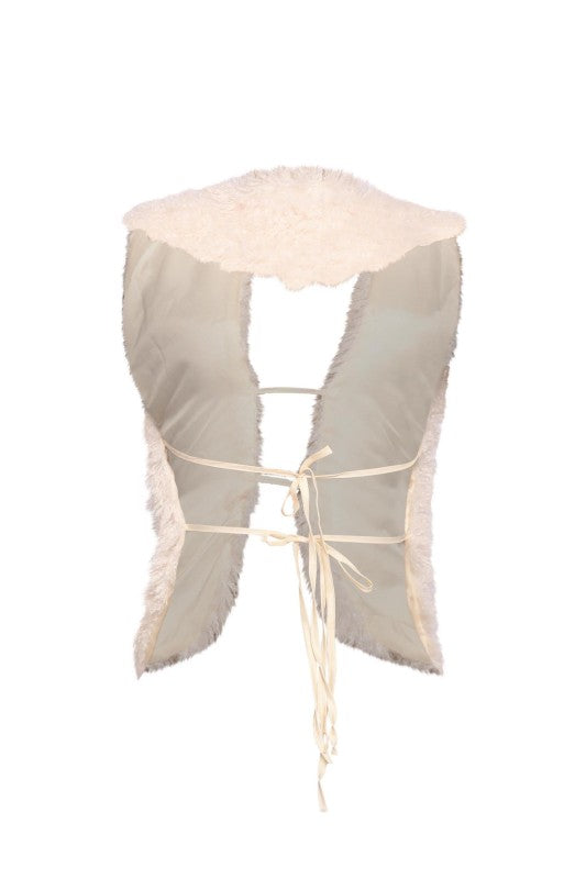 LENA'S FAUX FUR VEST