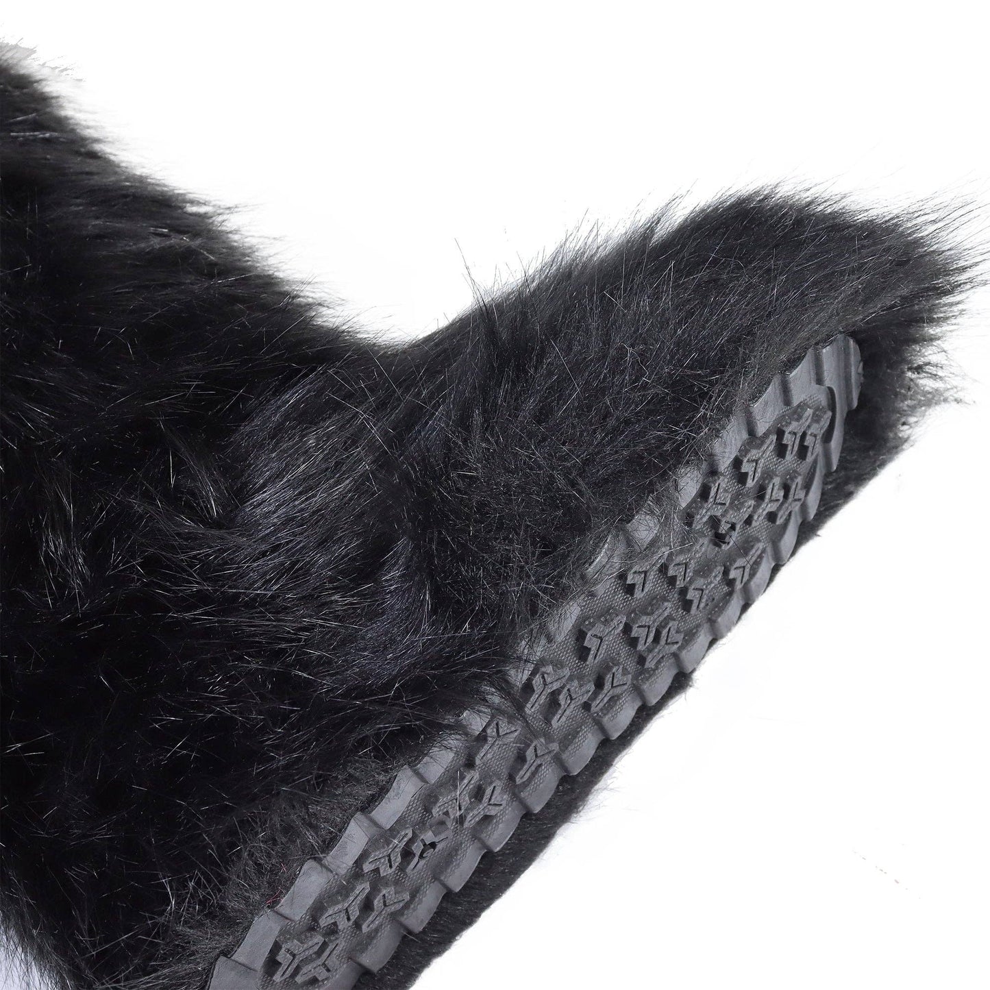FURRY SNOW BOOT BLACK