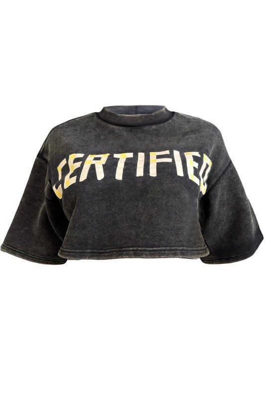 Certified Baddie Crop