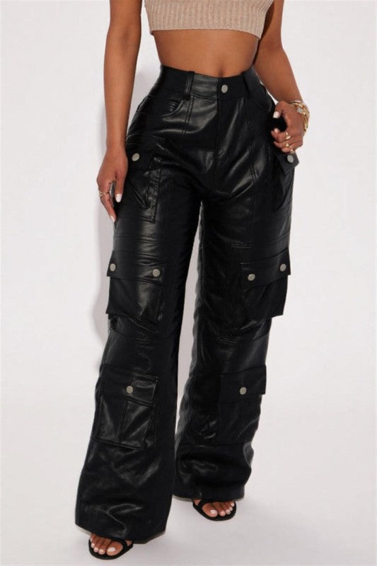 REVOLT Leather Cargos