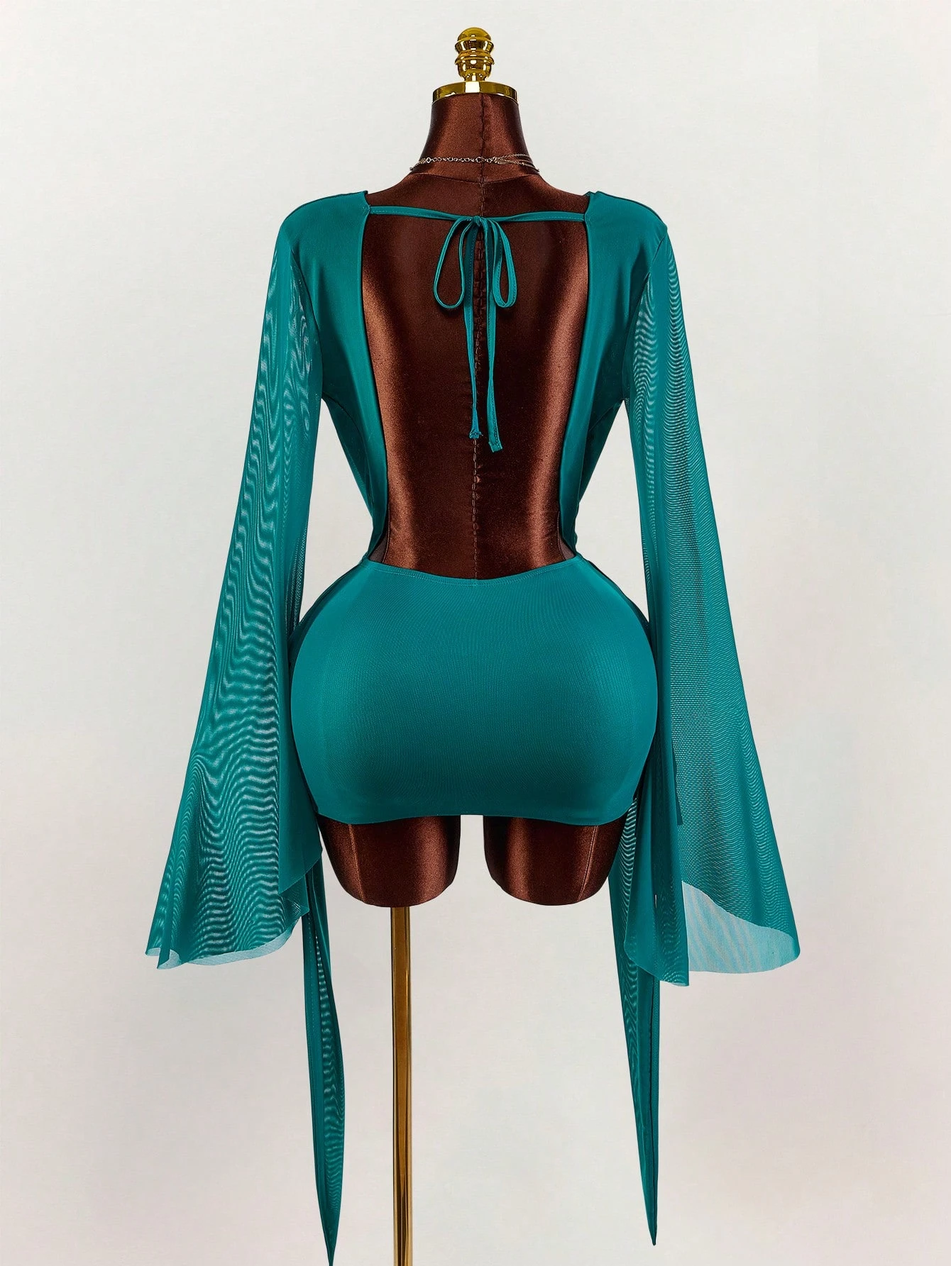 Autumn Cow Neck Dress