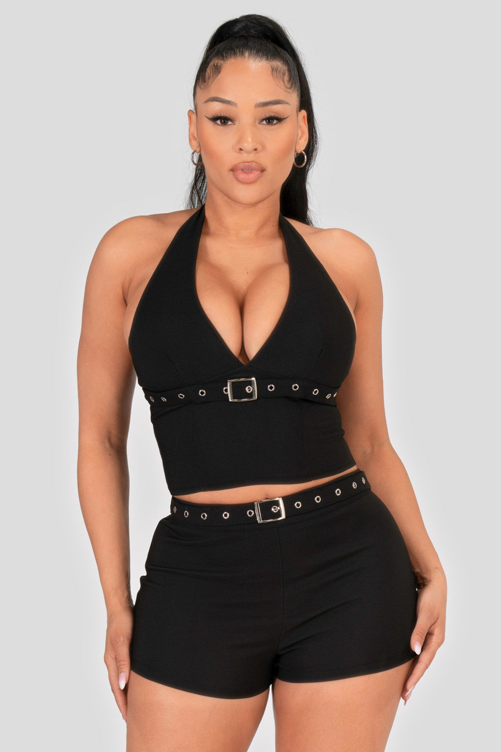 Halter Short Set