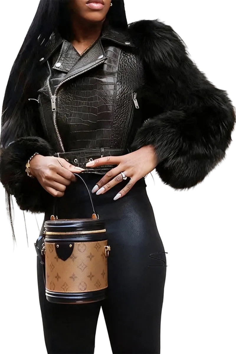 FurSleeves Moto Jacket