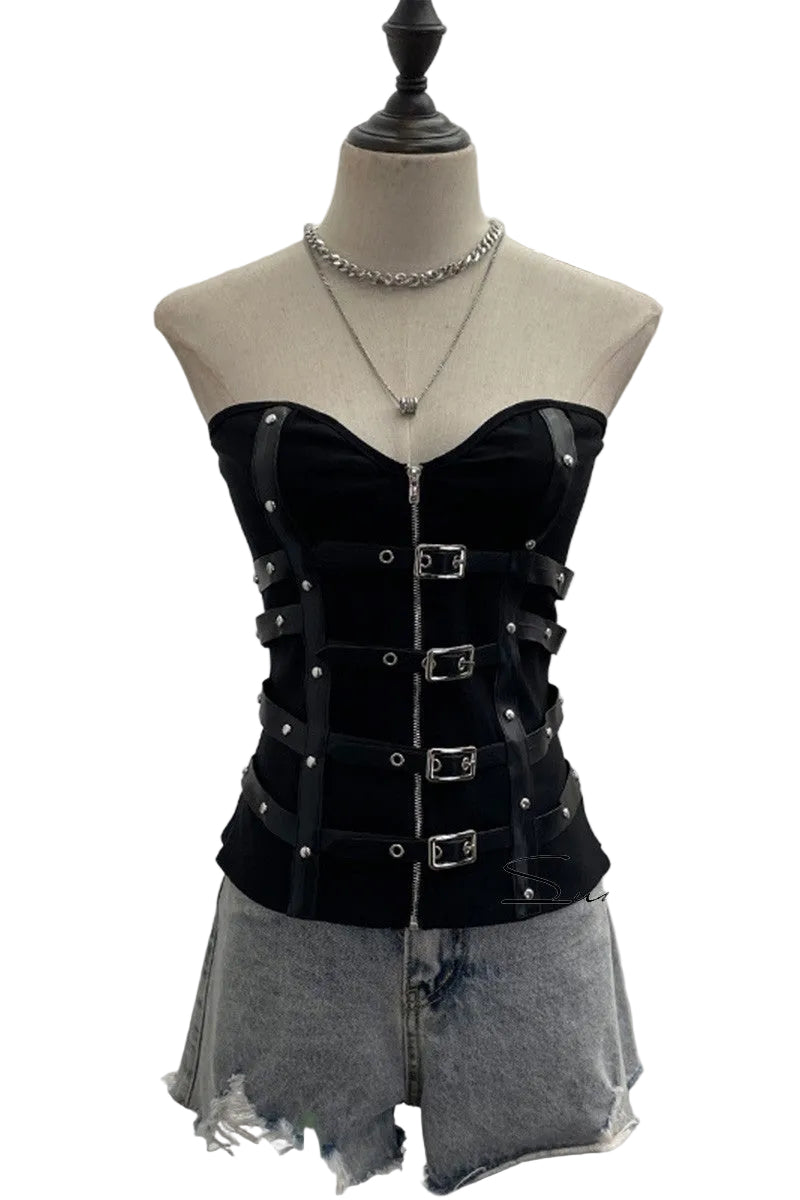 Y2k Grommet Corset