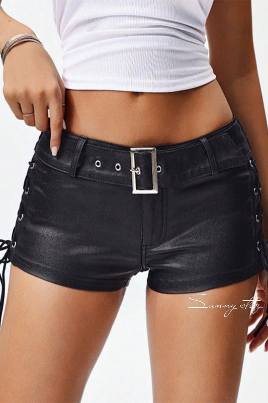 Motorsport Belt Micro Shorts