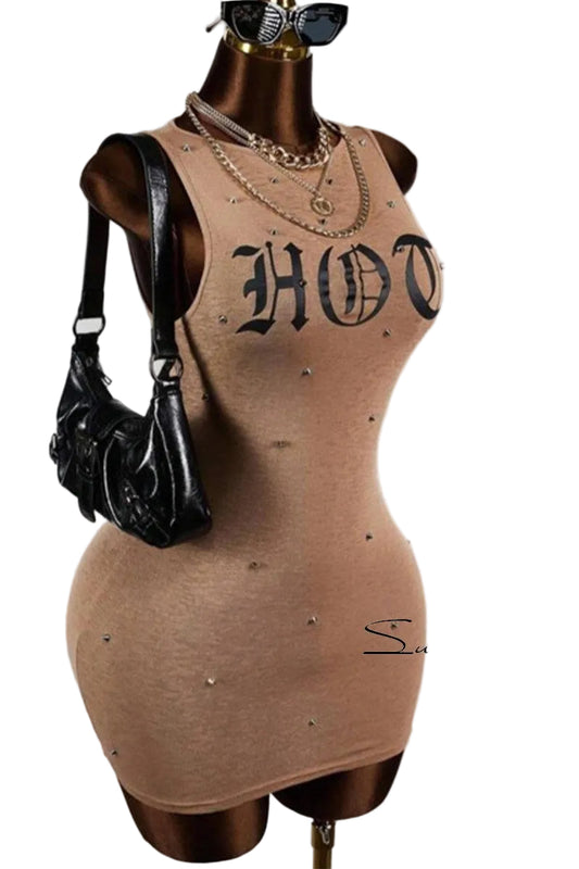 KOD Studded Mini Dress