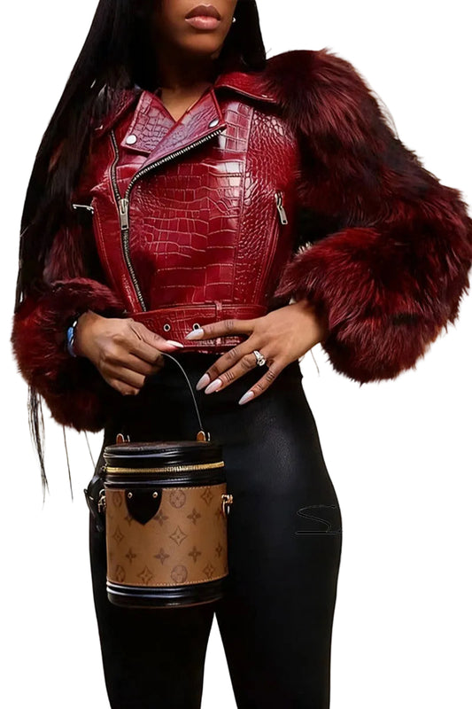 FurSleeves Moto Jacket