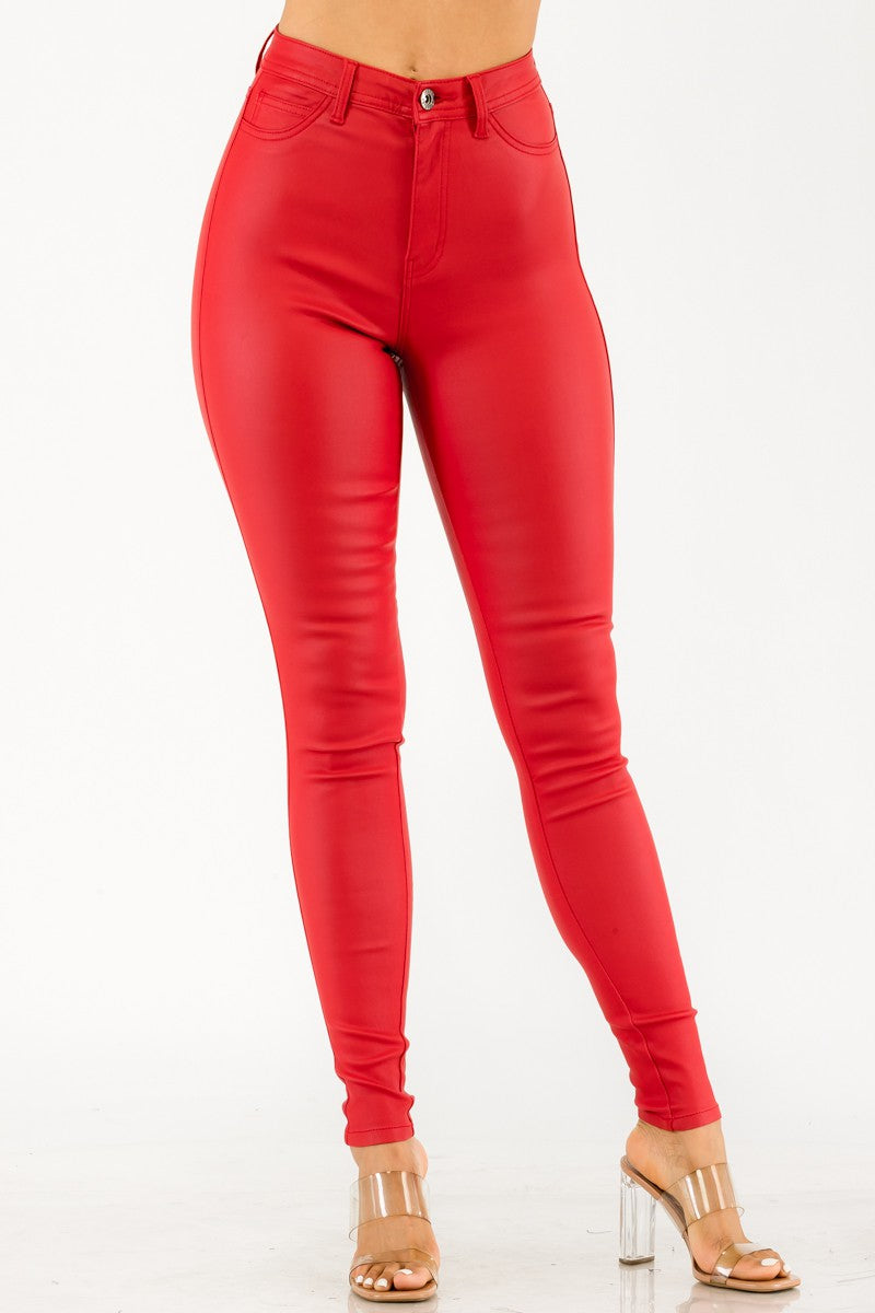 PU FITRIGHT JEANS RED