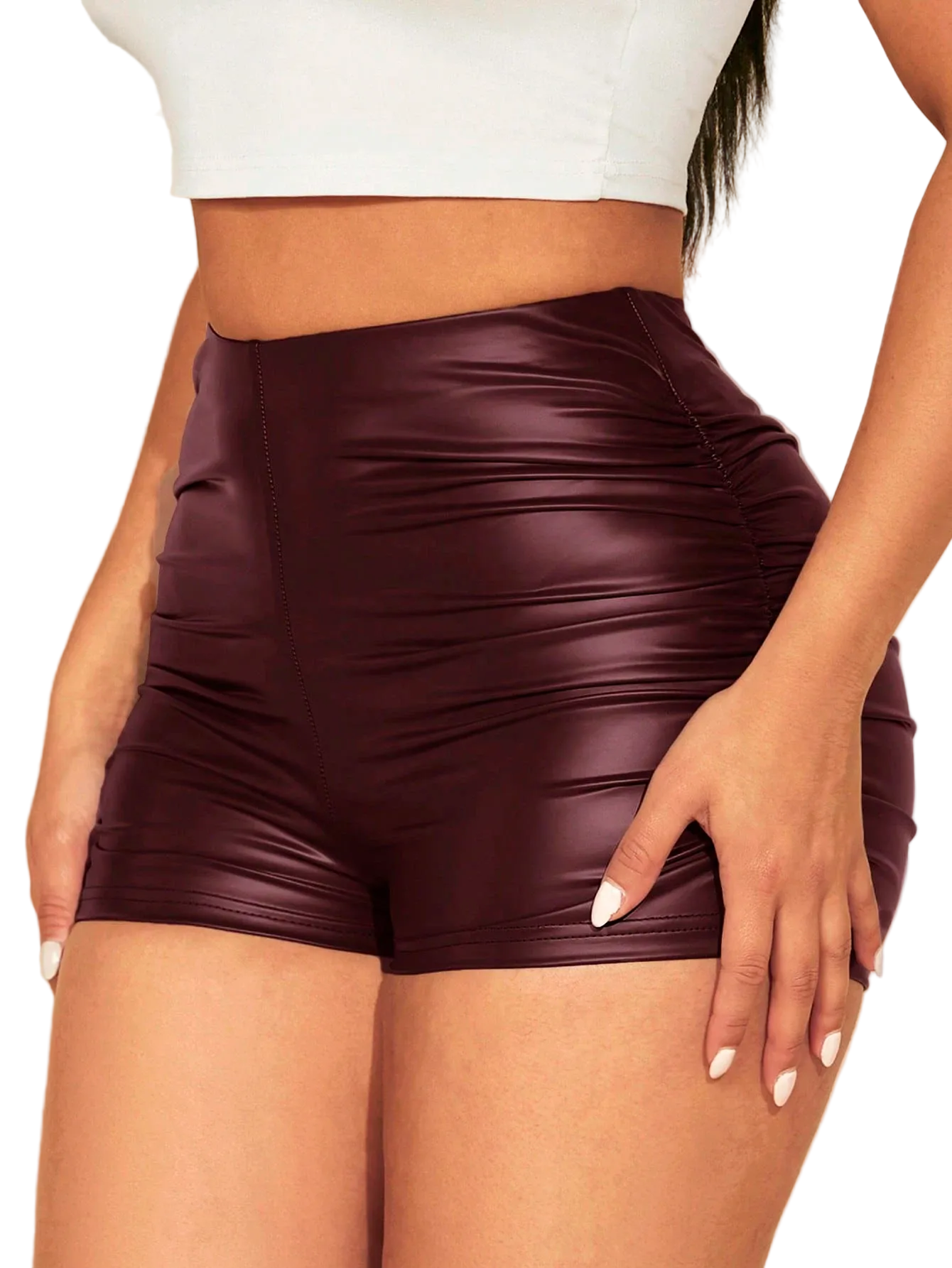 Sexy Burgundy Shorts