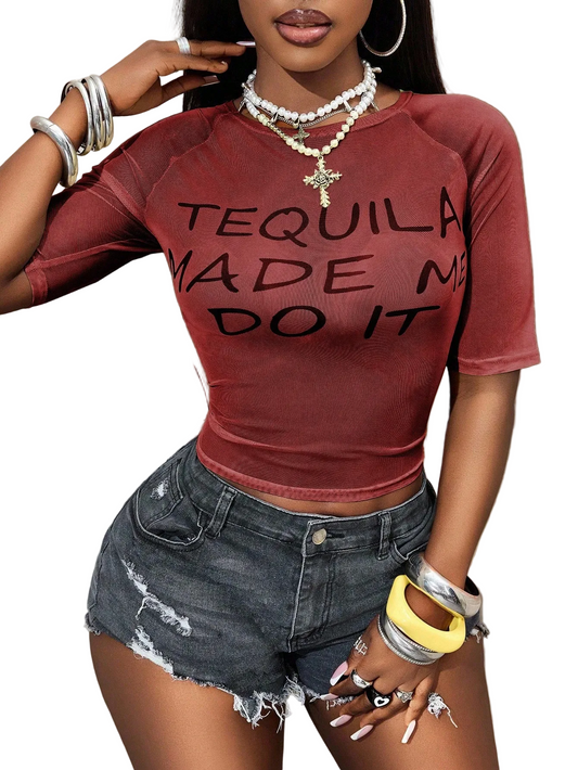 TEQUILA MADE ME TEE